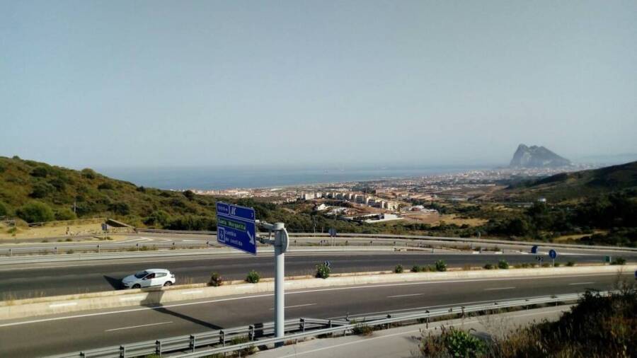 Imagen de archivo de la carretera del Higuerón. 