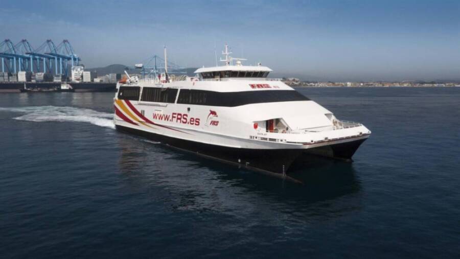 Ferry FRS Ceuta. El temporal provoca cancelaciones en las salidas de los ferris