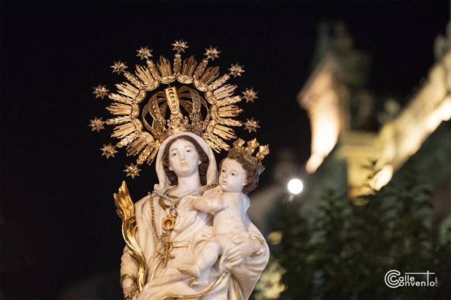 Imagen de la Virgen de la Palma.