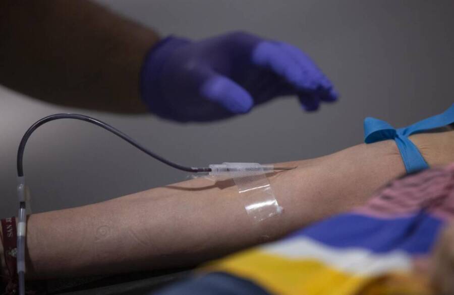 Donación de sangre. Imagen de archivo. Algeciras acoge una Jornada de Donación de Sangre con motivo de la Campaña de Navidad