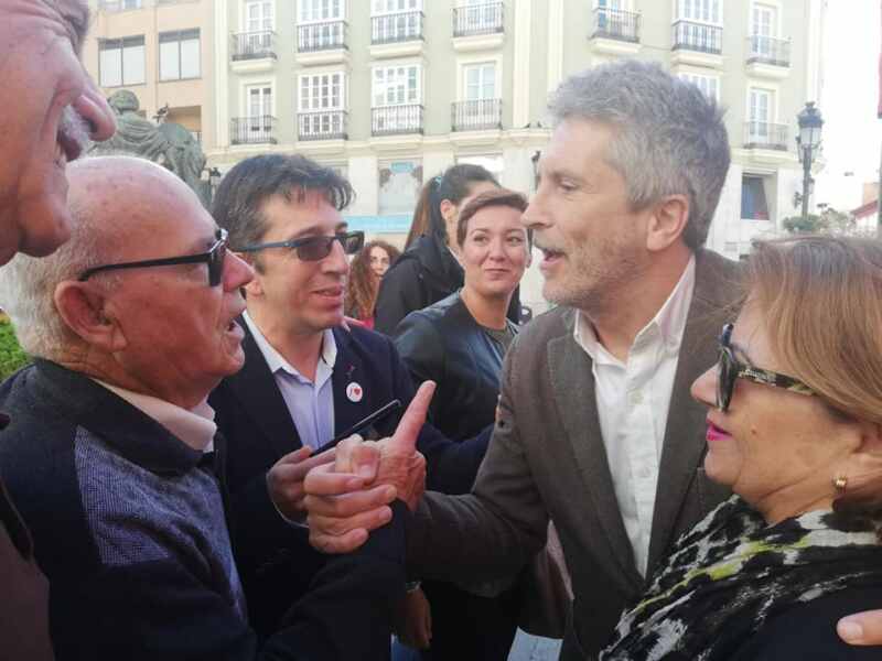 Candidatas PSOE con Marlaska Candidatas PSOE con Marlaska