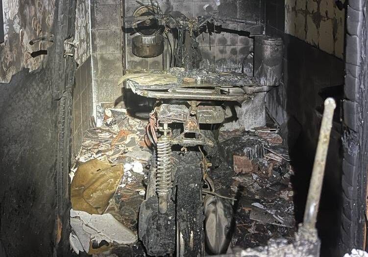 Incendio Telepizza La Linea 2