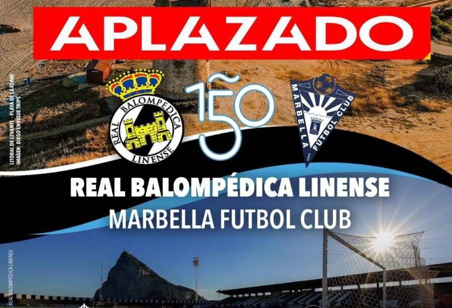 Cartel aplazado partido Balona 1