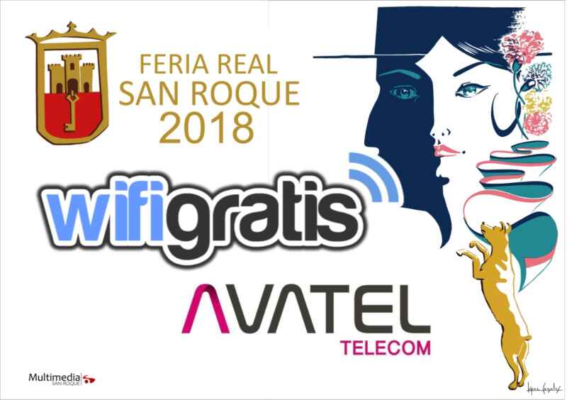 cartel wifi gratis feria