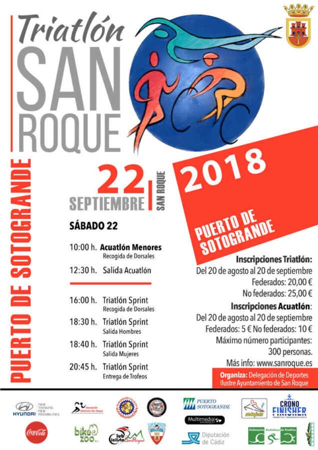 cartel triatlon san roque 18 cartel triatlon san roque 18