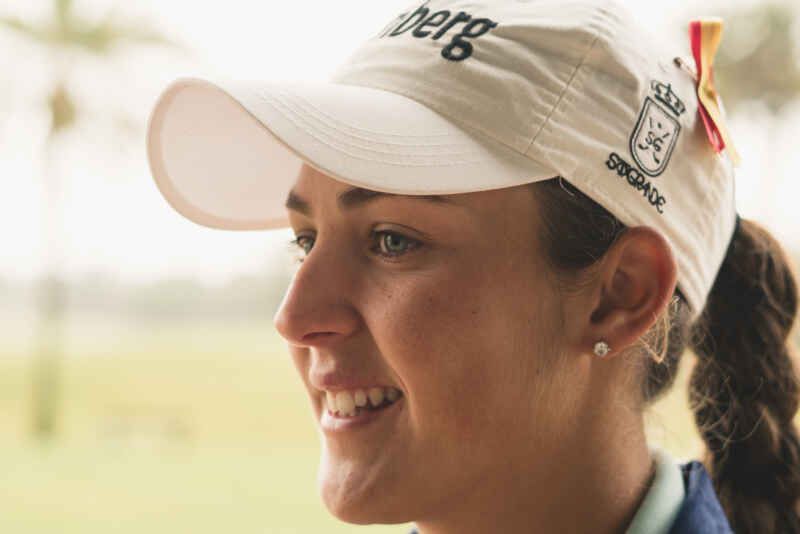 La golfista guadiareña María Parra