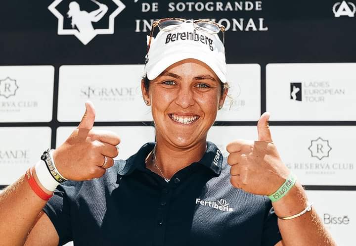 La golfista sanroqueña María Parra Luque