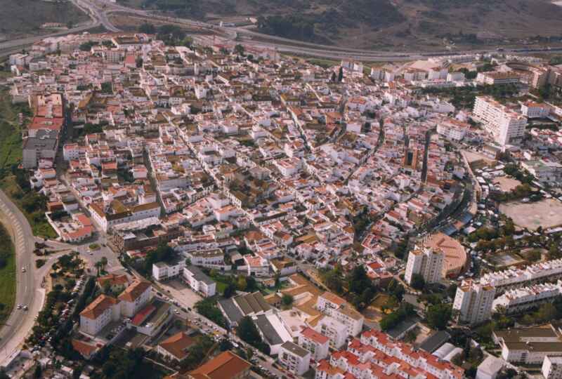 Vista aerea de San Roque. 