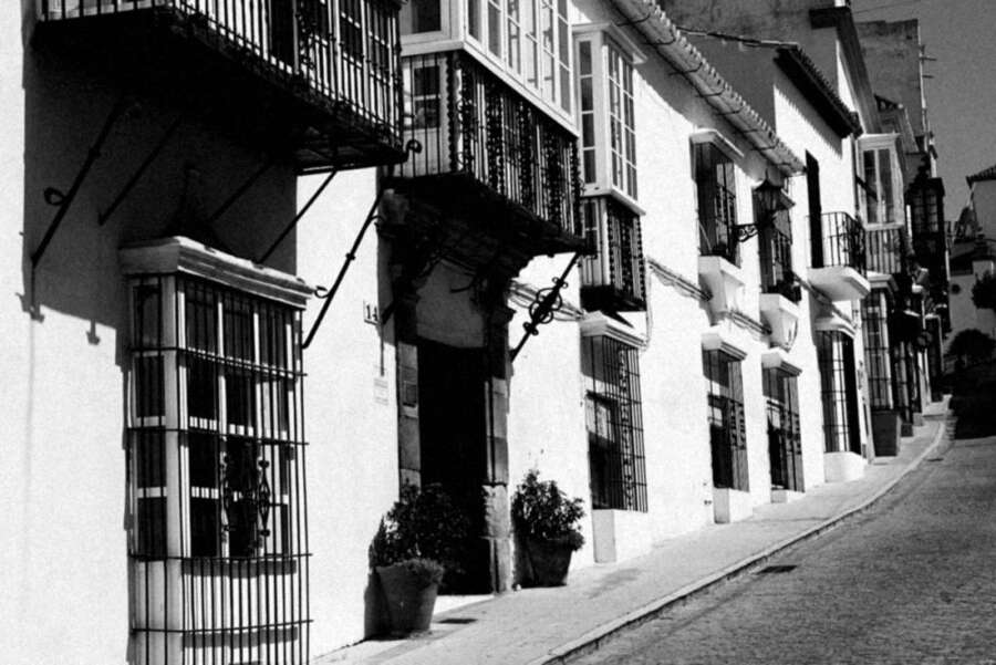 Foto calle San Felipe Blanco y Negro