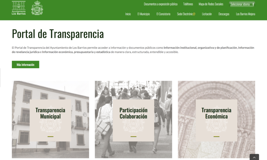 portal transparencia los barrios