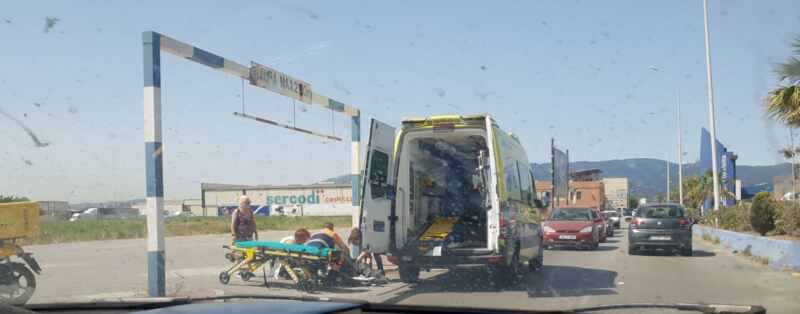 accidente de tráfico carrefour
