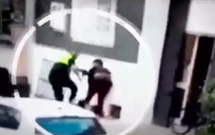 vídeo policía local