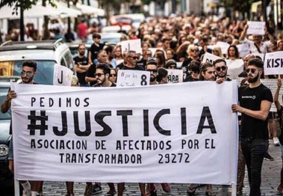 Manifestación por los 8 de Tarifa