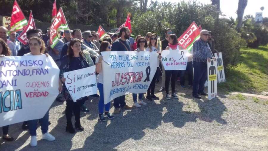 Cádiz.-Afectados por accidente del Hotel 100% Fun de Tarifa convocan una manifestación por su segundo aniversario