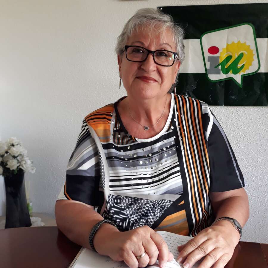 Ana Ortiz, coordinadora local de Izquierda Unida.