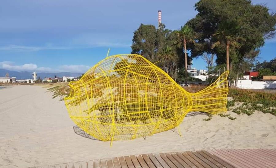 Imagen de archivo. Playa Guadarranque. Una de las actividades para concienciar sobre el medio ambiente. 