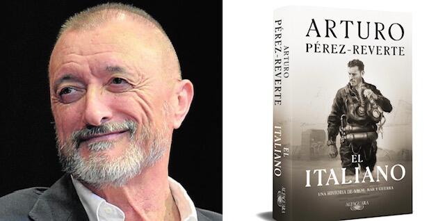 Pérez-Reverte con su nuevo libro 'El Italiano'.