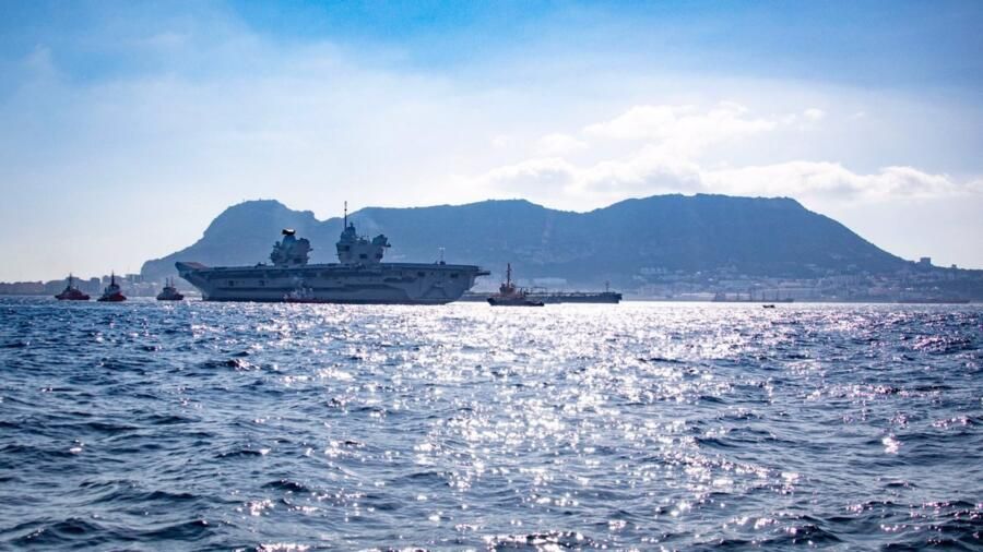 R.Unido.- Gibraltar acoge al portaaviones 'HMS Prince of Wales' en su primera visita a puerto fuera de Reino Unido