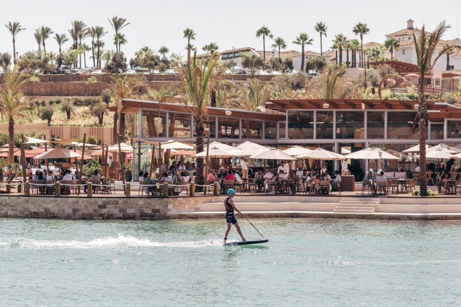 Playa interior Sotogrande.