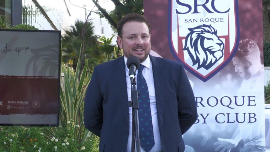 Un momento de la presentación del San Roque Rugby Club.