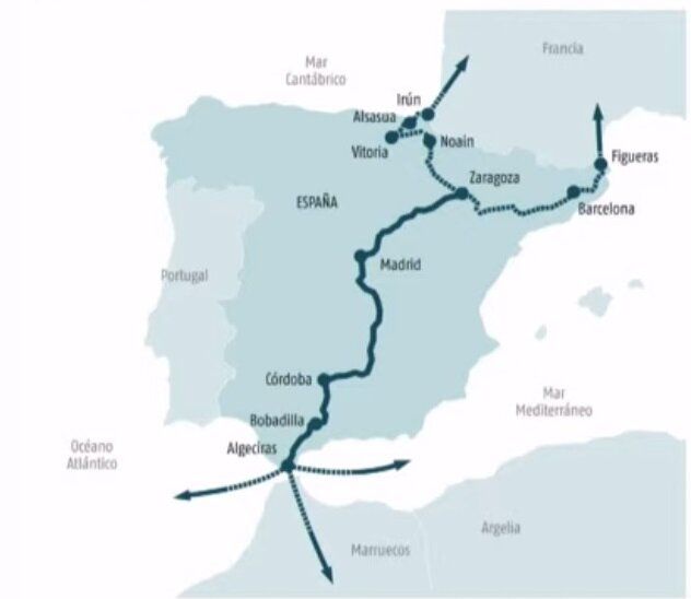 mapa-autopista-ferroviaria-algeciras-zaragoza