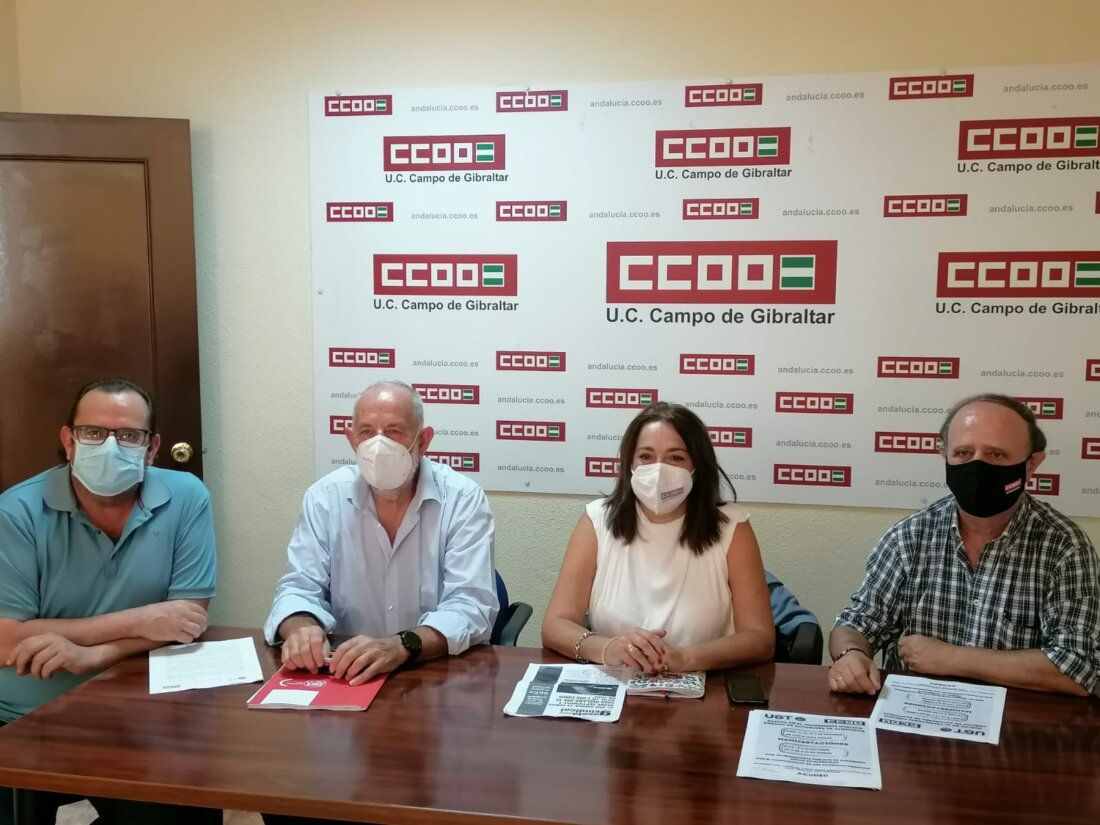 Rueda prensa CCOO UGT