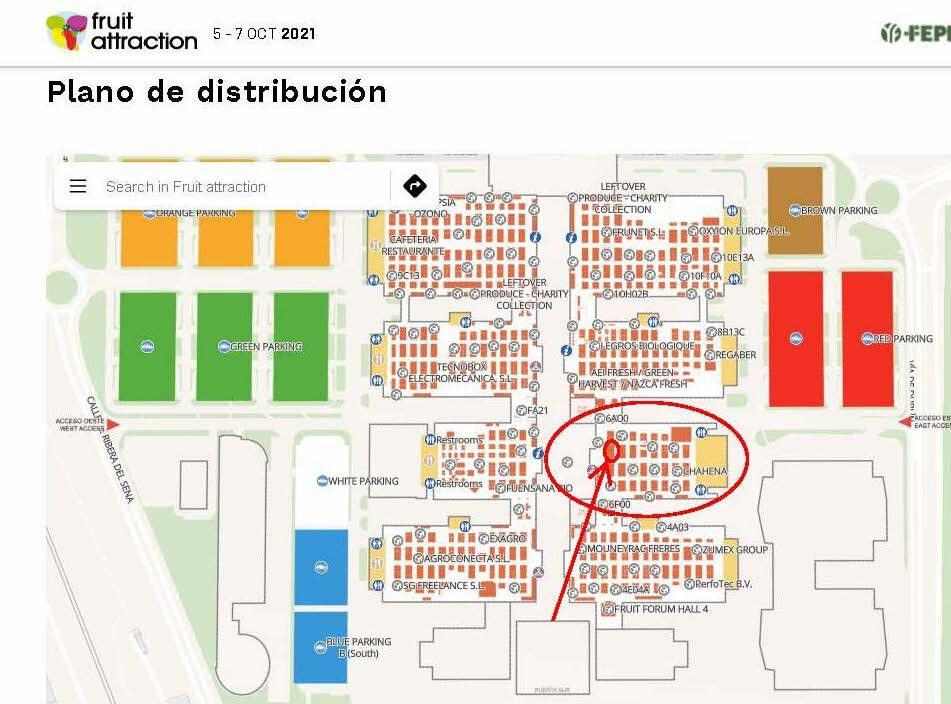 FruitAttraction mapa