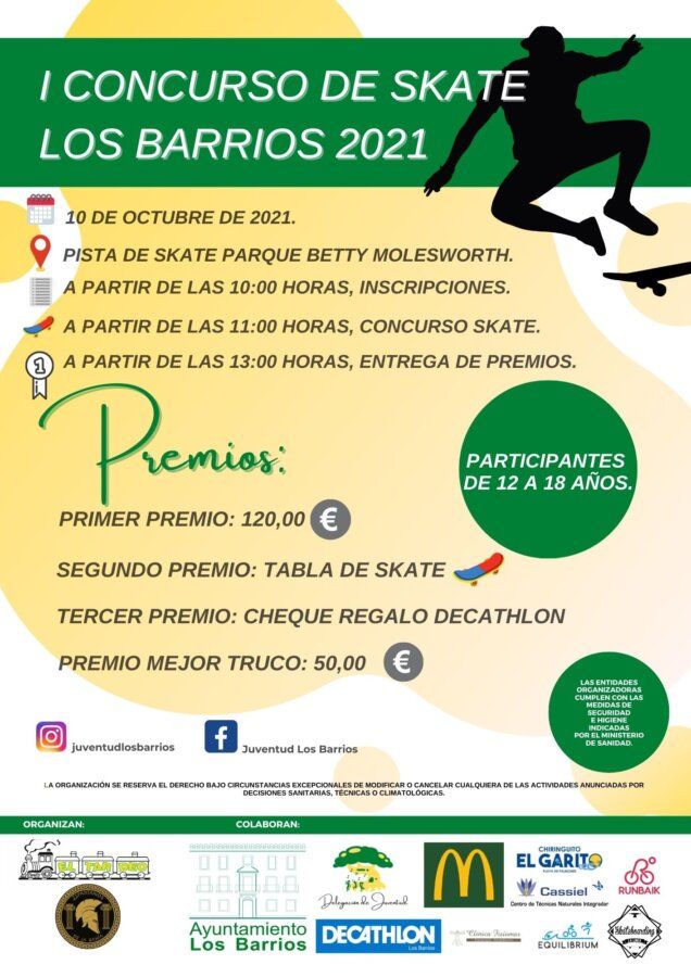 I CONCURSO DE SKATE LOS BARRIOS 2021 (A4)
