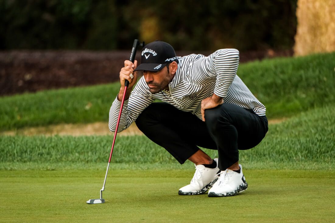 Álvaro Quirós, durante un torneo