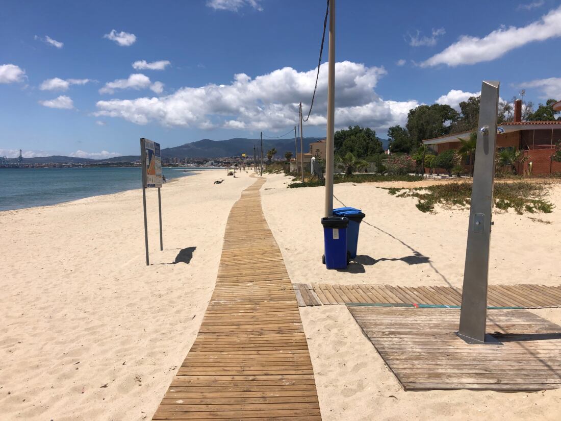 Playa de Palmones.