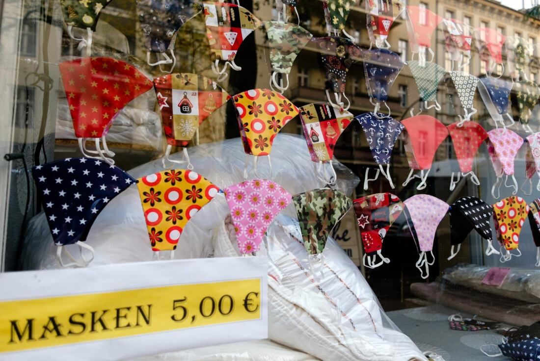 Mascarillas en Berlin