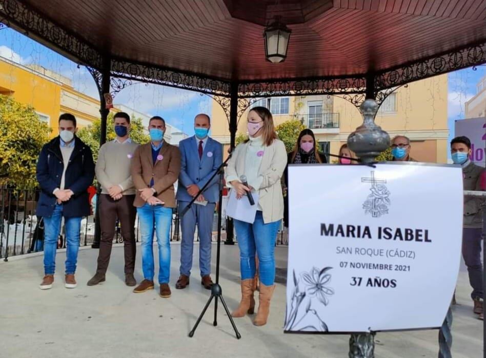 Acto institucional 25N en Los Barrios.