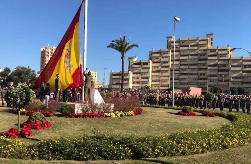 Izado bandera La Linea 1