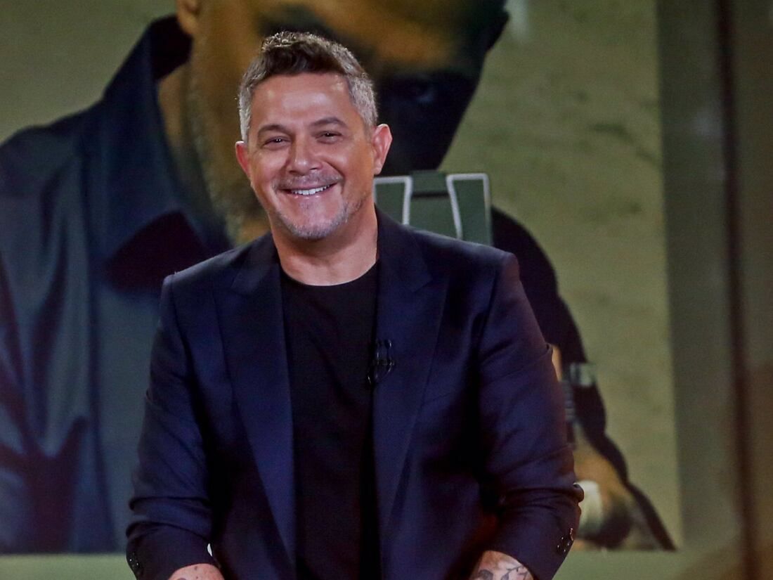 El cantante Alejandro Sanz, durante la presentación de su nuevo disco 'Sanz'