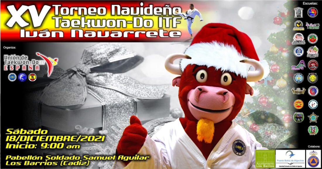 Cartel XV Torneo Navideño de Taekwon-Do