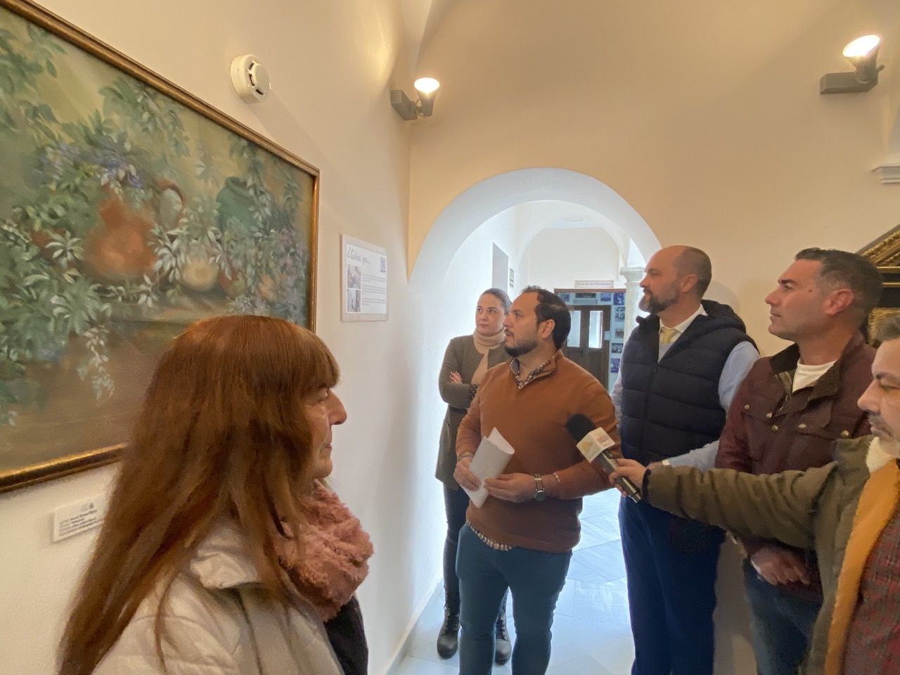El alcalde, Miguel Alconchel, y el concejal delegado de Cultura, Daniel Pérez Cumbre, han inaugurado a mediodía de hoy las salas de la ‘Casa de Urrutia’. 