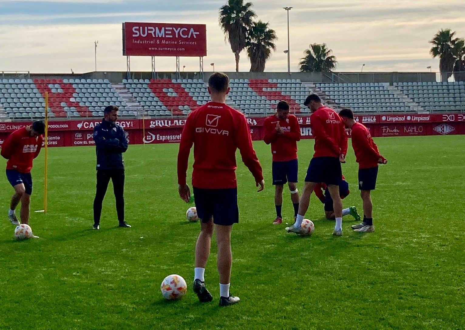 Entreno Algeciras CF. 