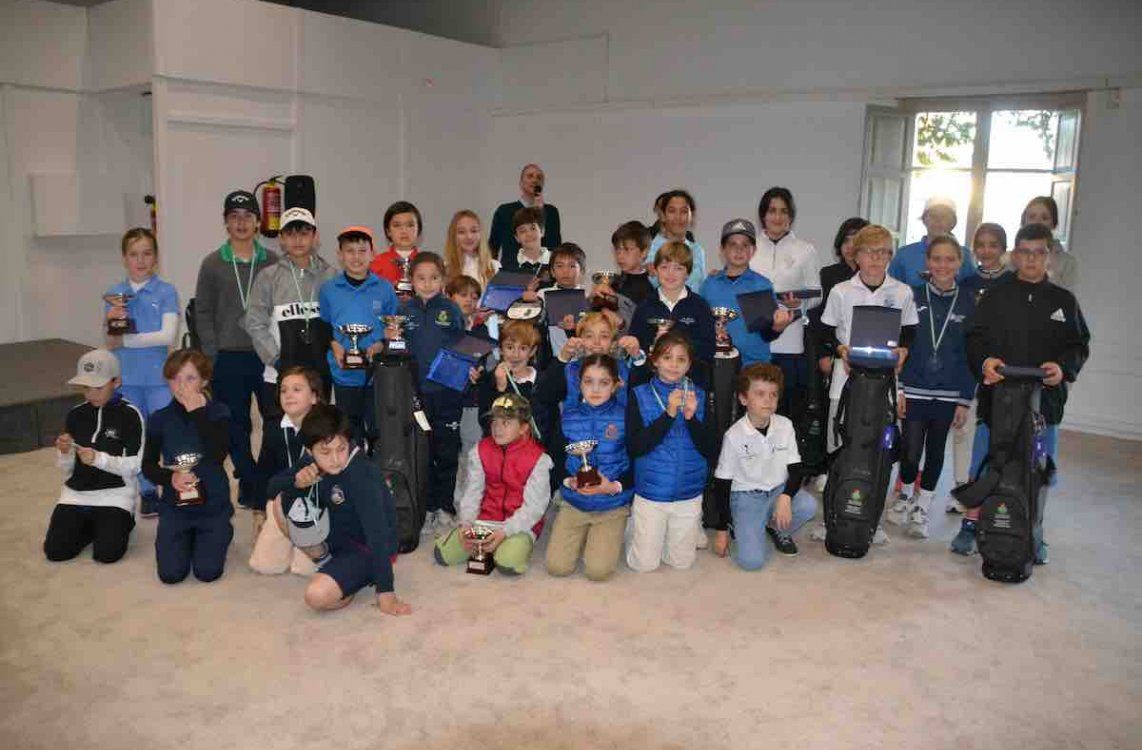 Los premiados del Pequecircuito de Andalucía que se ha jugado en Valderrama