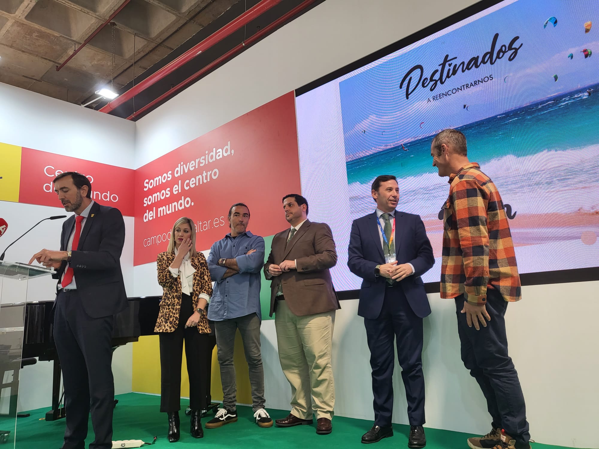 Tarifa en Fitur 2023. Segunda jornada. La cultura y el deporte, los protagonistas tarifeños en la Feria Internacional de Turismo