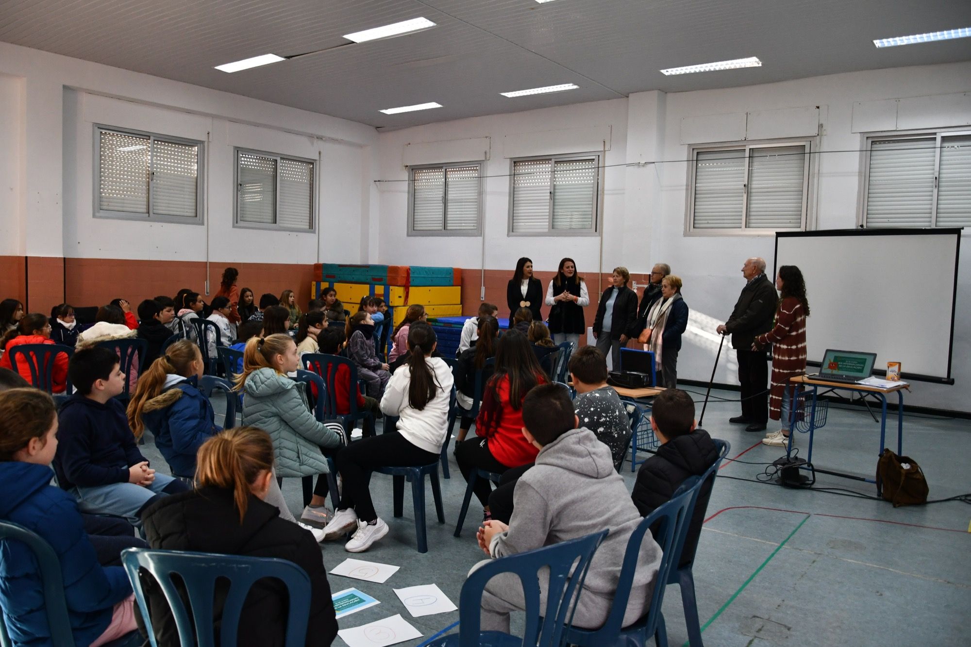 Talleres de memoria en el colegio de la Estación de San Roque.