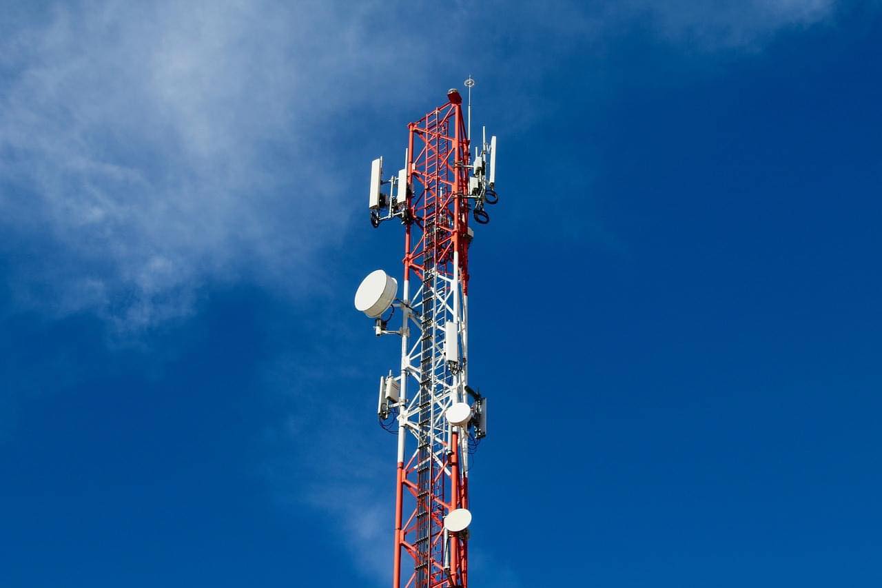 Torre de red telefónica.