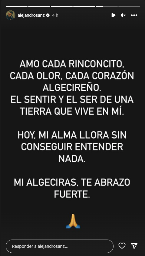 El mensaje de Alejandro Sanz ante el ataque y asesinato del sacristán de la Iglesia de La Palma. El mensaje de Alejandro Sanz ante el ataque y asesinato del sacristán de la Iglesia de La Palma.