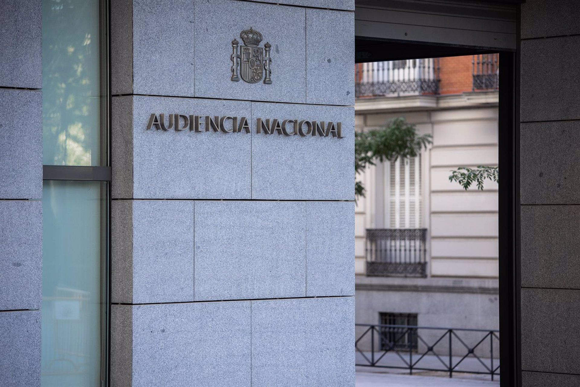 Entrada a la Audiencia Nacional. Foto: Alejandro Martínez Vélez - Europa Press - Archivo.