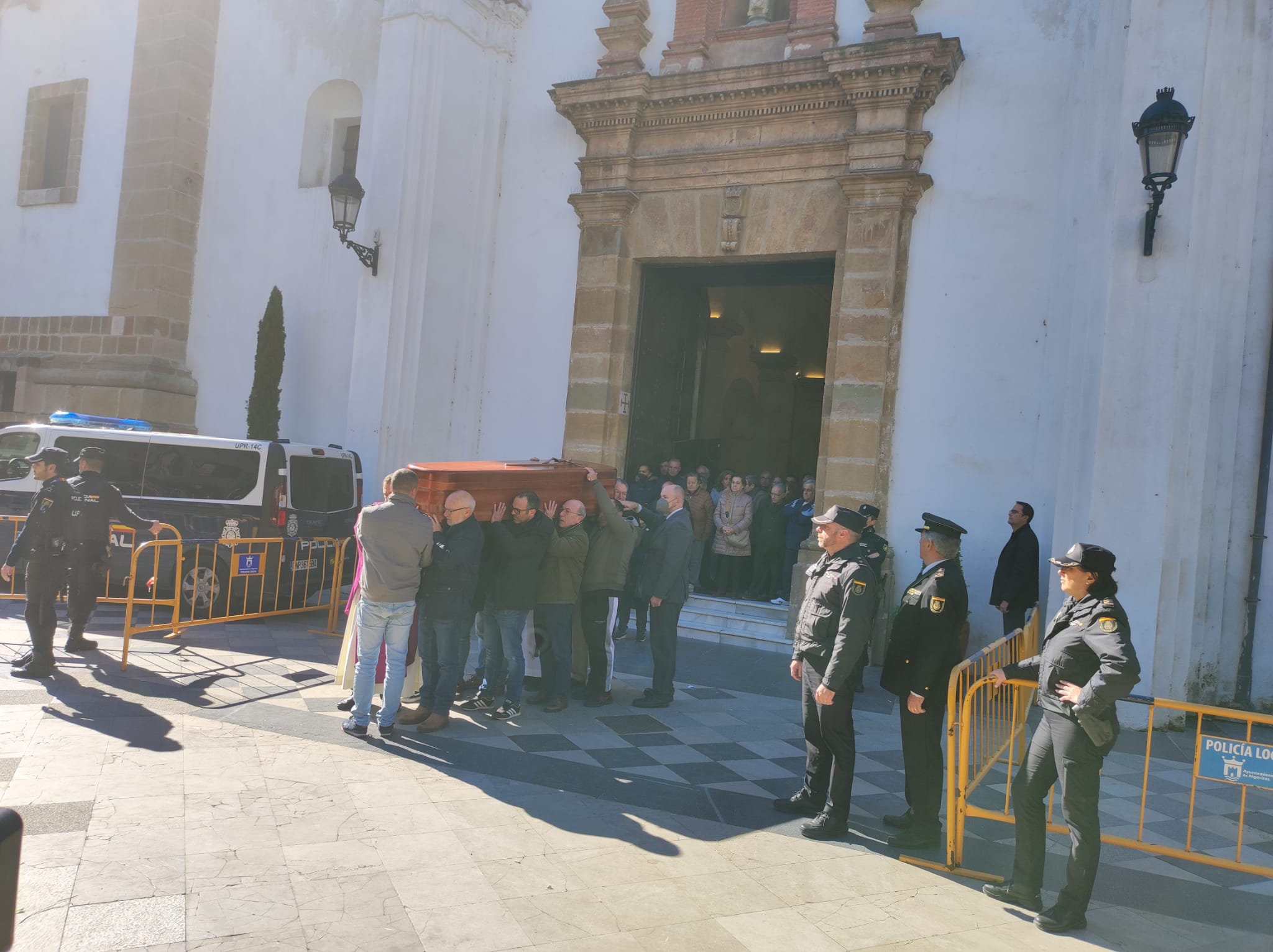 Funeral Diego Valencia. Imagen: M.A.B. / 8Directo. 