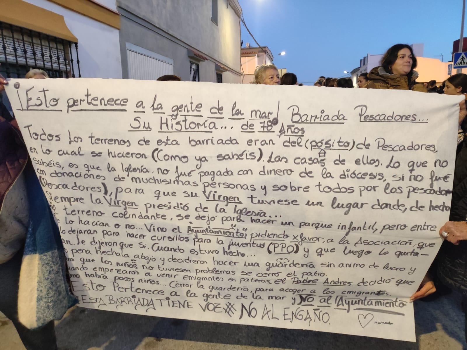 Vecinos de Pescadores, en contra de la apertura en el barrio de un centro para personas sin hogar