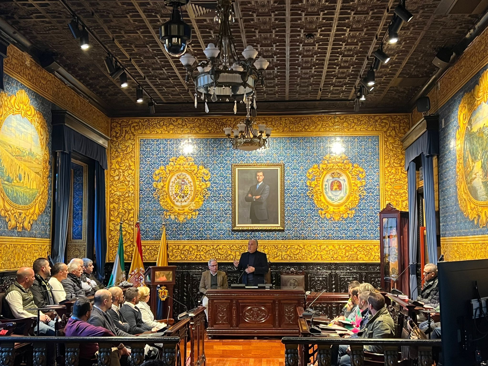 Una junta local de seguridad, en imagen de archivo.
