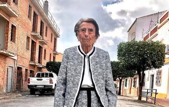 María Zalea, la abuela de Tesorillo, cumple 105 años. María Zalea. Foto: Daniel Cerdán.