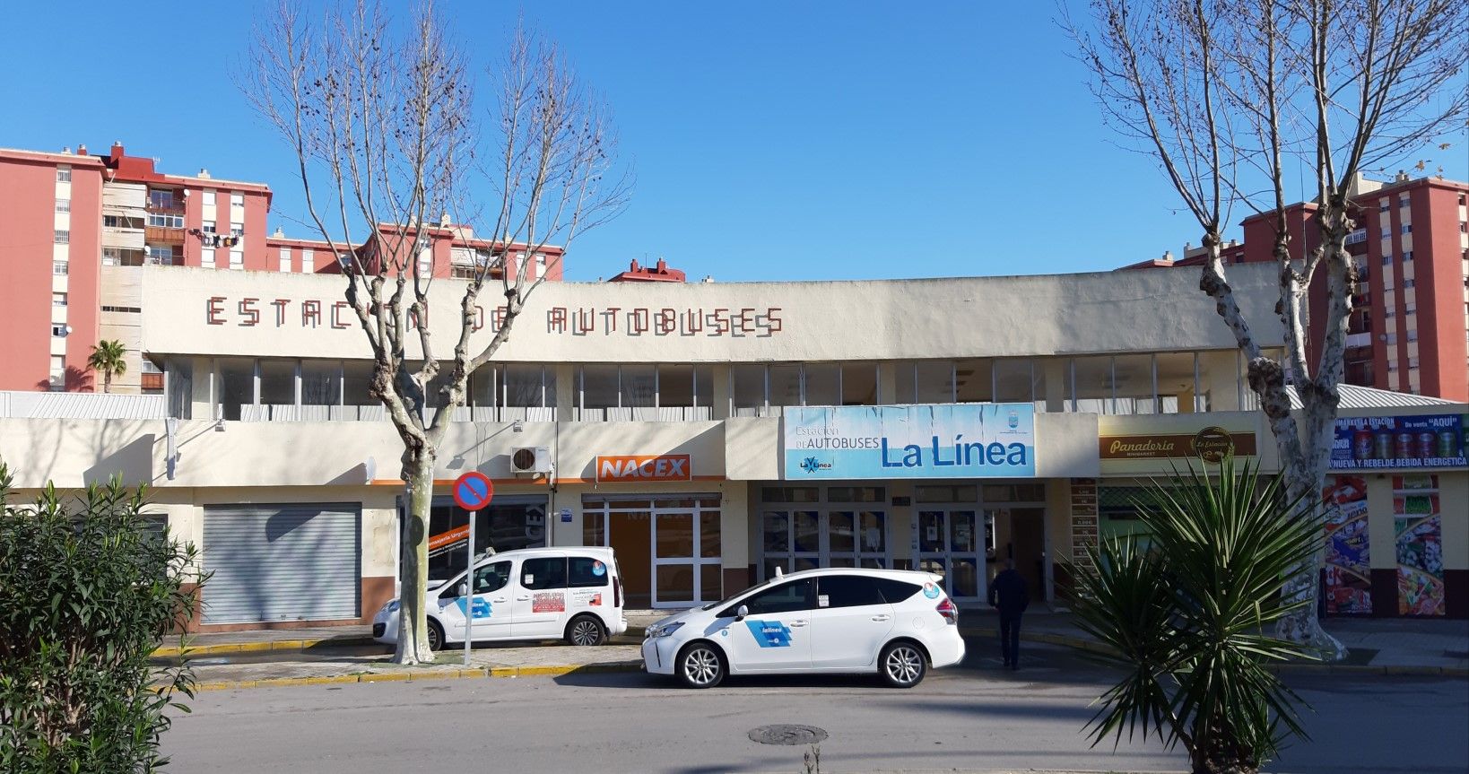 Estación de autobuses de La Línea. Imagen de archivo.