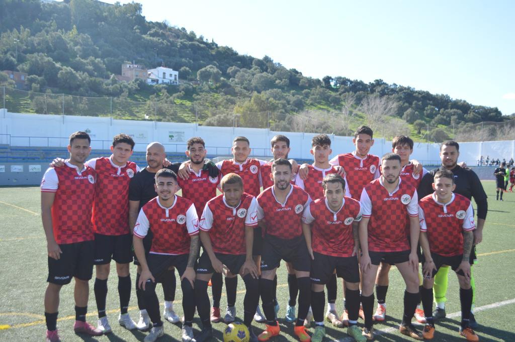 Formación del CD La Rock Puente FC en Alcalá de los Gazules