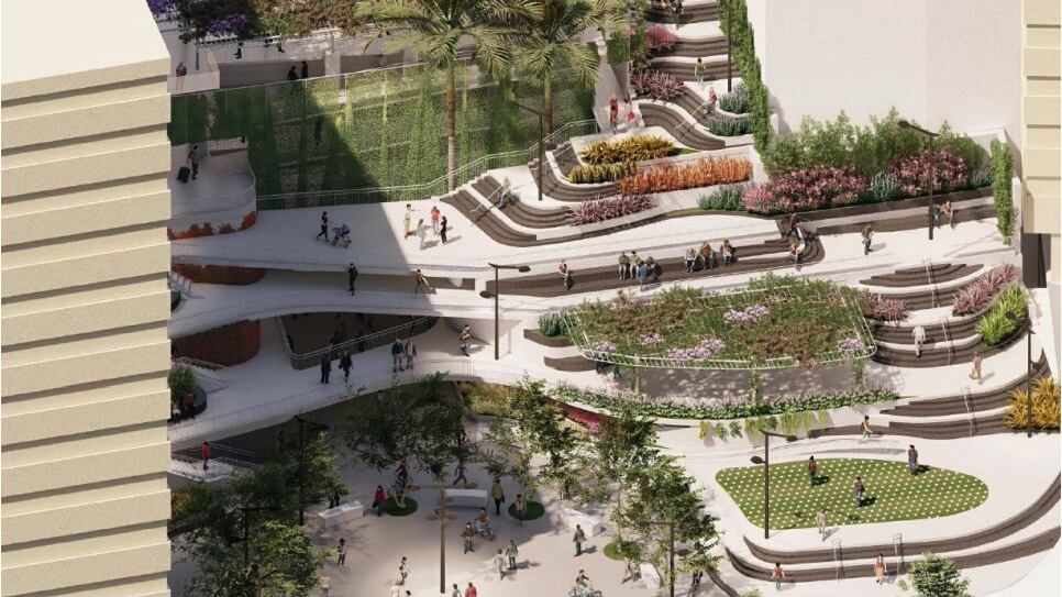 Proyecto de la 'Plaza Inclinada' presentado por el Ayuntamiento de Algeciras.